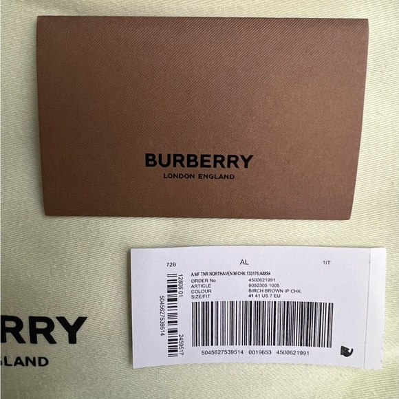 New Men's "Burberry" NORTHAVEN M Check Loafer Rubber Sole - Picture 7 of 15